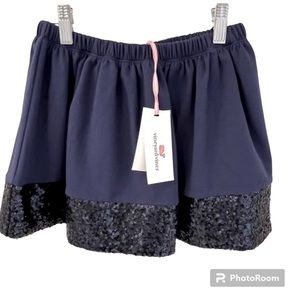 VINEYARD VINES GIRLS SEQUIN BAND PARTY SKIRT - SIZE 5-6 (XS) - NWT